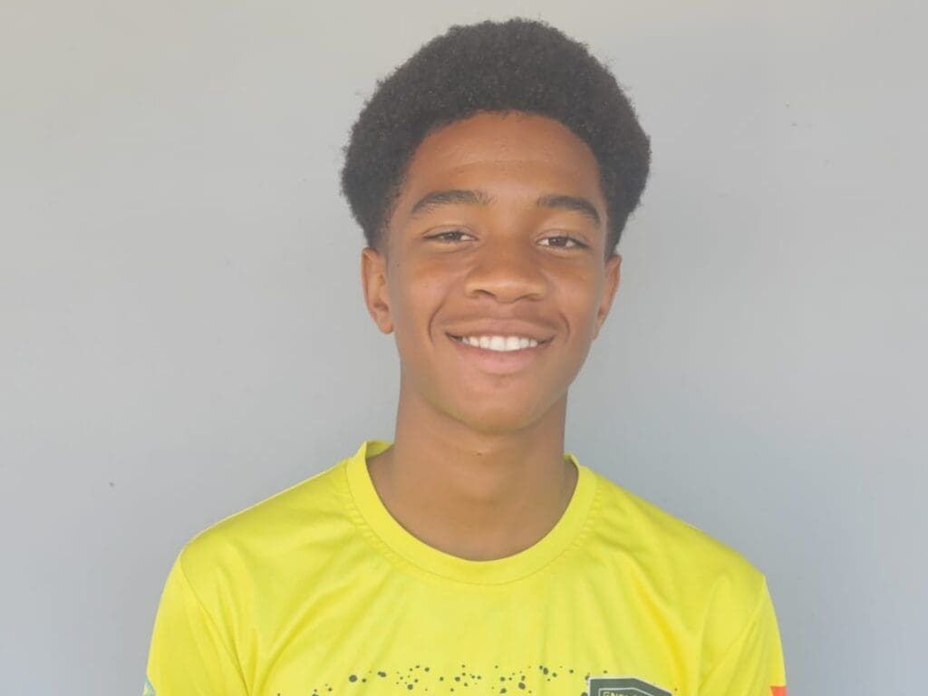 GNFC player Ethan Camacho after securing a scholarship at Ackworth School in the UK